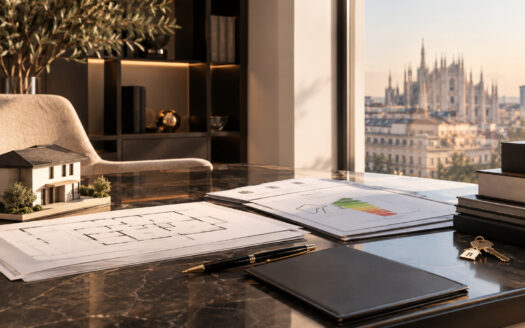 Elegante firma immobiliare con vista sul Duomo
